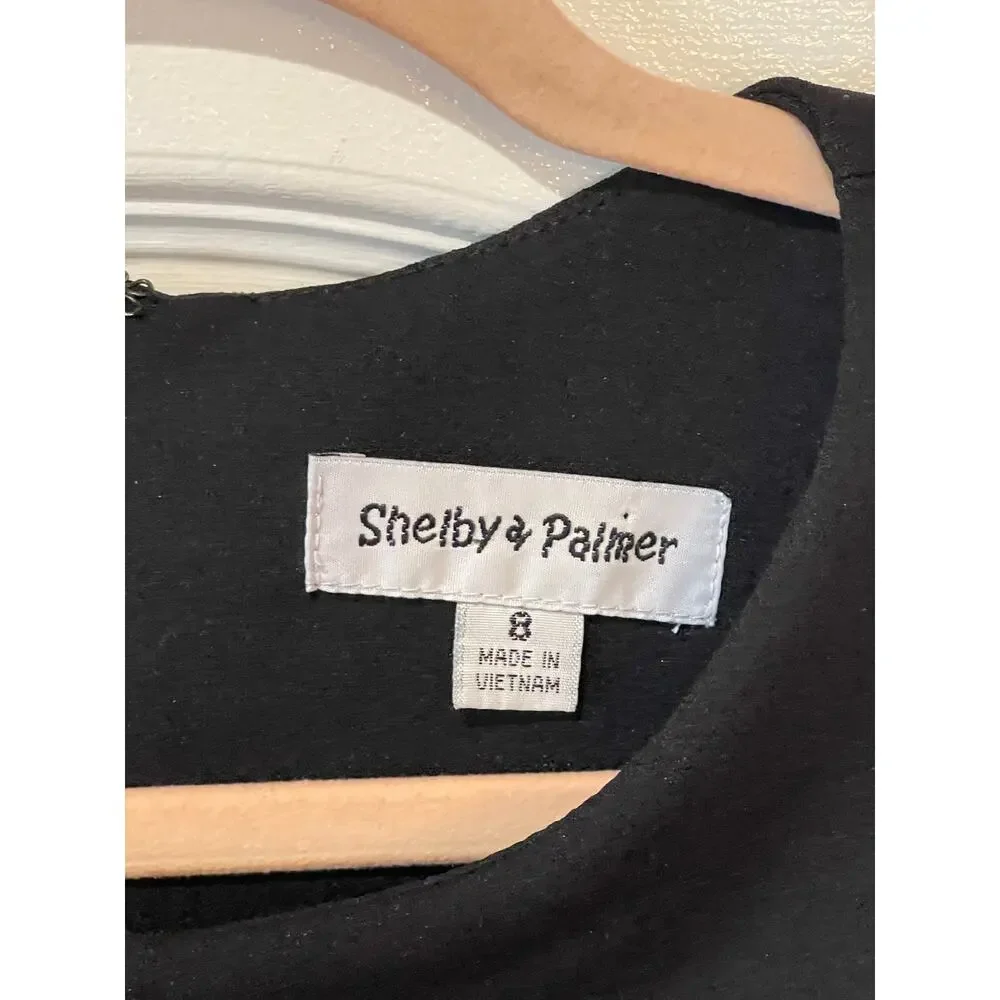 Shelby & Palmer Dress Bodycon Sleeveless Stretch Fitted Size 8